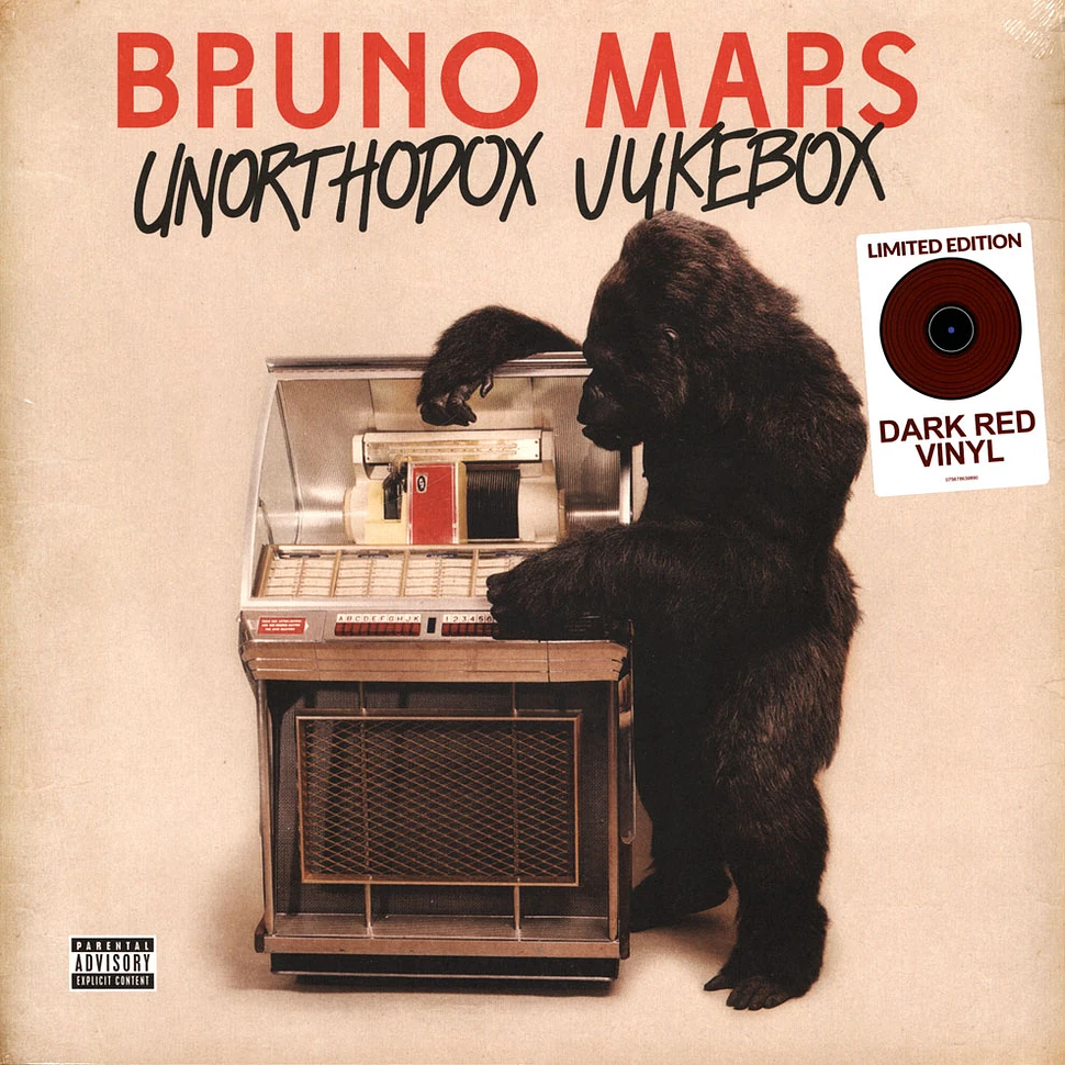 Bruno Mars - Unorthodox Jukebox Dark Red Vinyl Edition