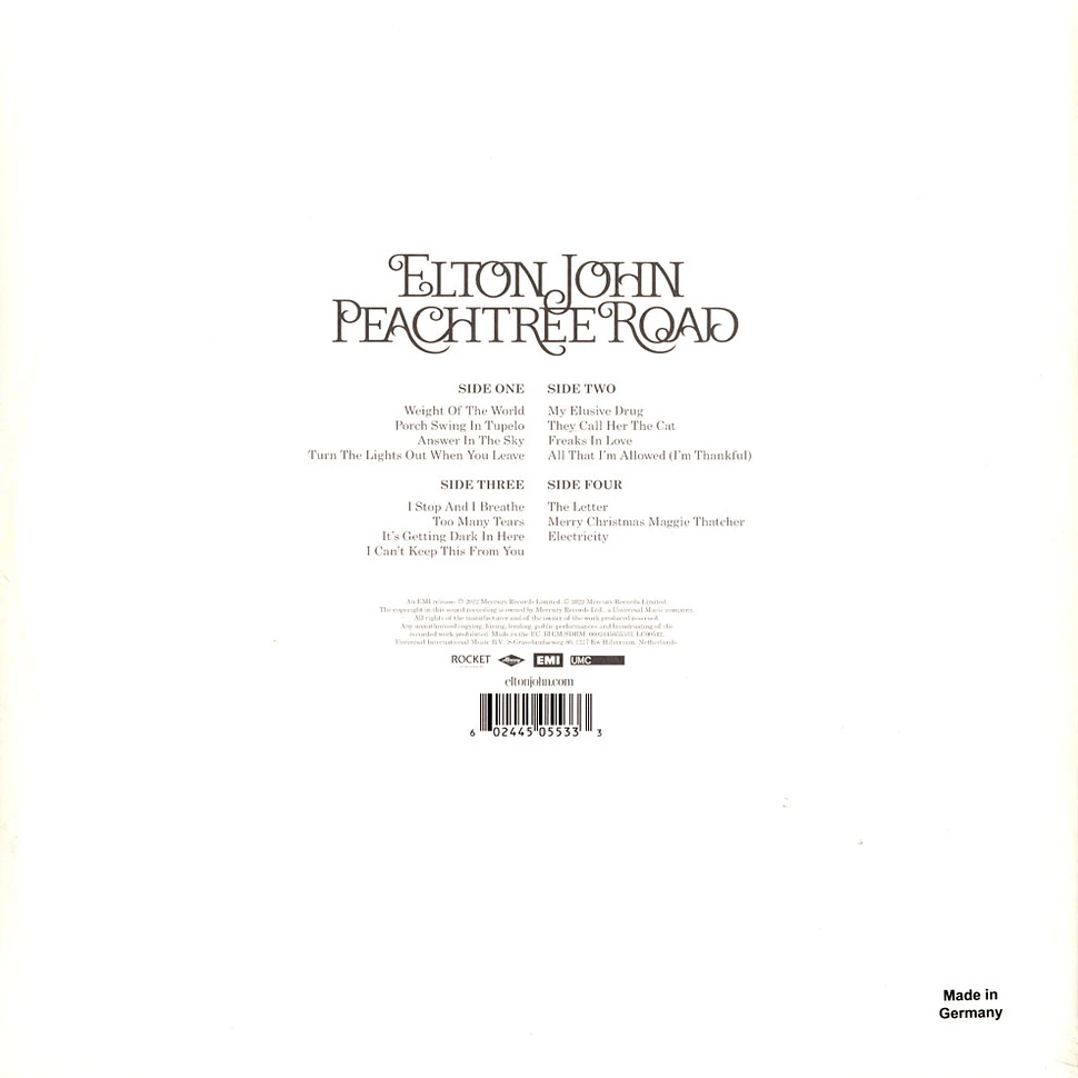 Elton John - Peachtree Road Remastered 2022 Edition