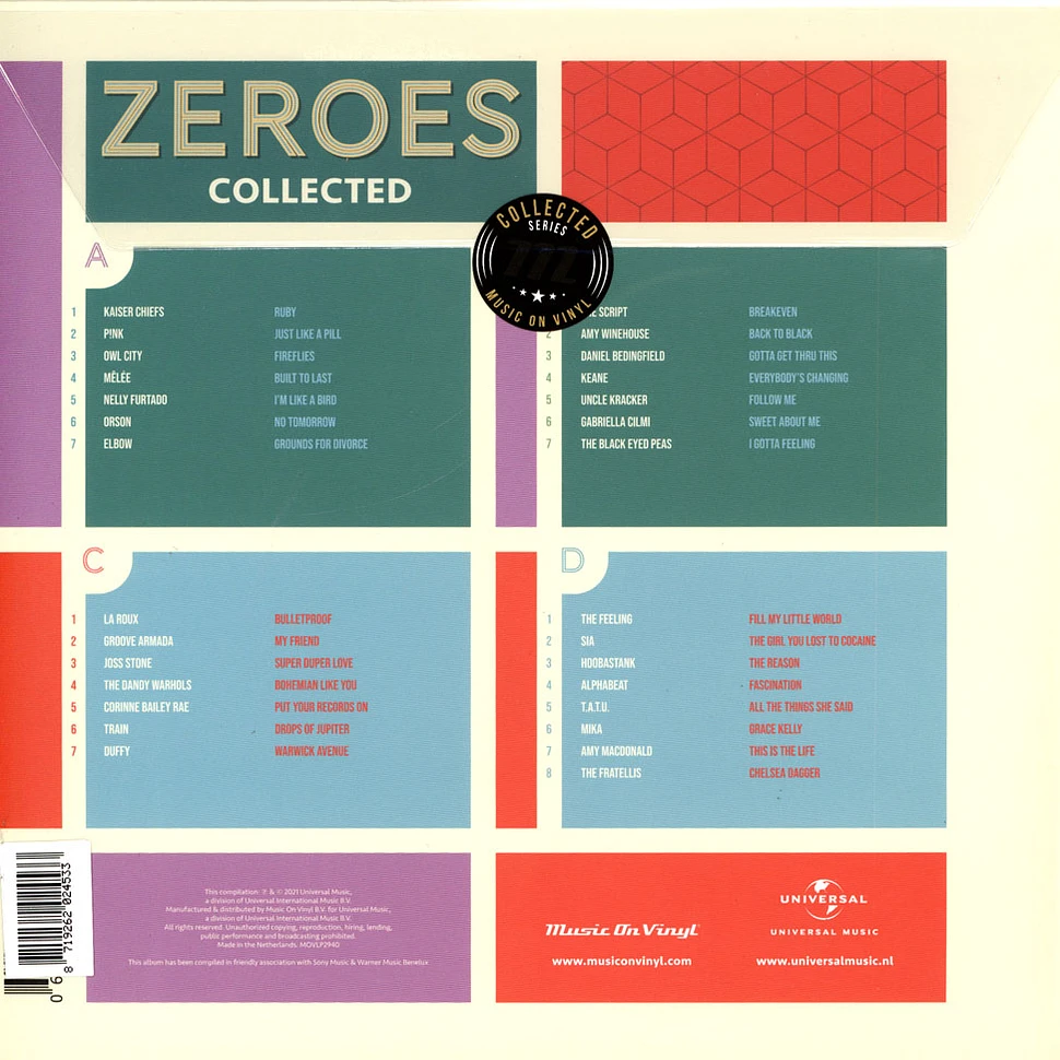 V.A. - Zeroes Collected Black Vinyl Edition
