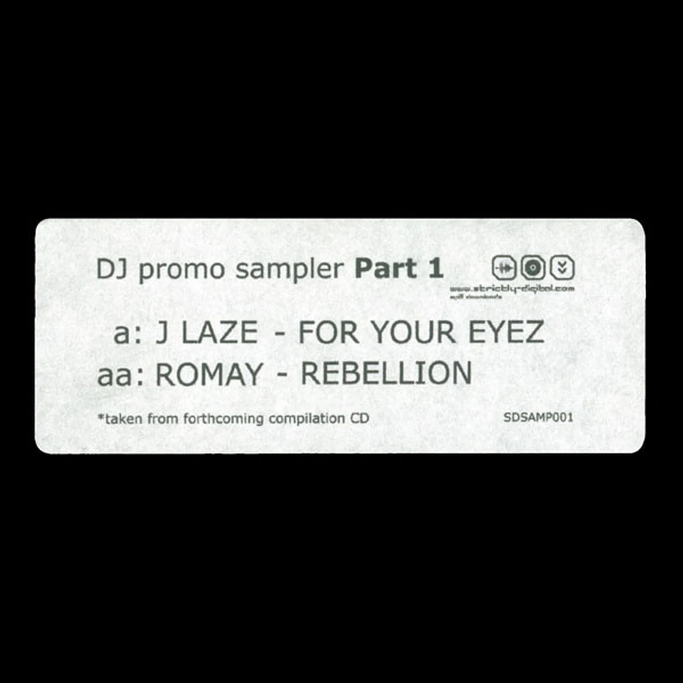 J-Laze / Romay - DJ Promo Sampler Part 1