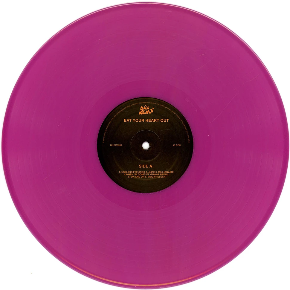 Dro Kenji - Eat Your Heart Out Pink Vinyl Edition