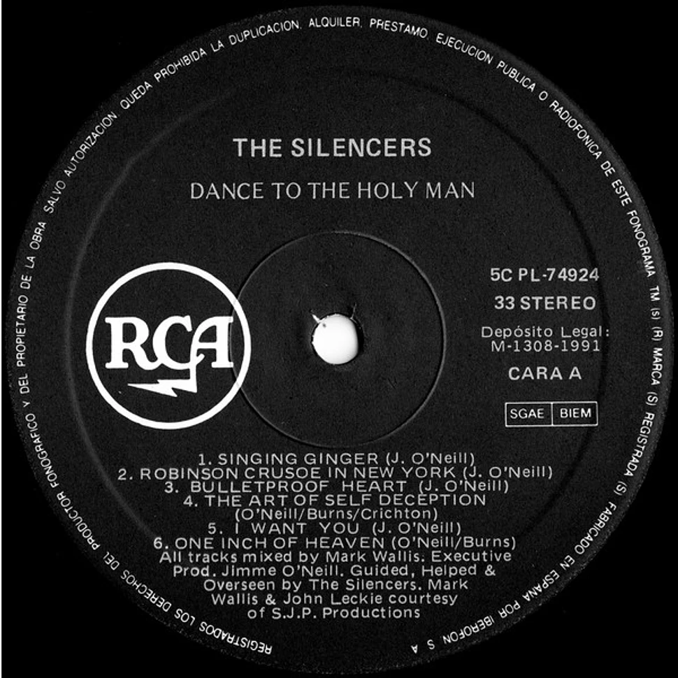 The Silencers - Dance To The Holy Man
