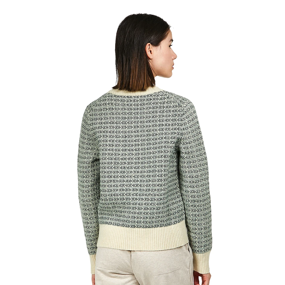 Patagonia Recycled Wool Crewneck Sweater - Women's Sea Song/Natural, M