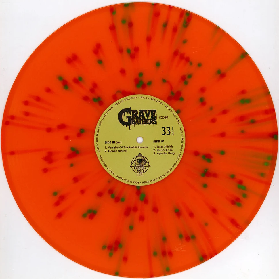 Grave Bathers - Rock 'N Roll Fetish Orange Splatter Vinyl Edition