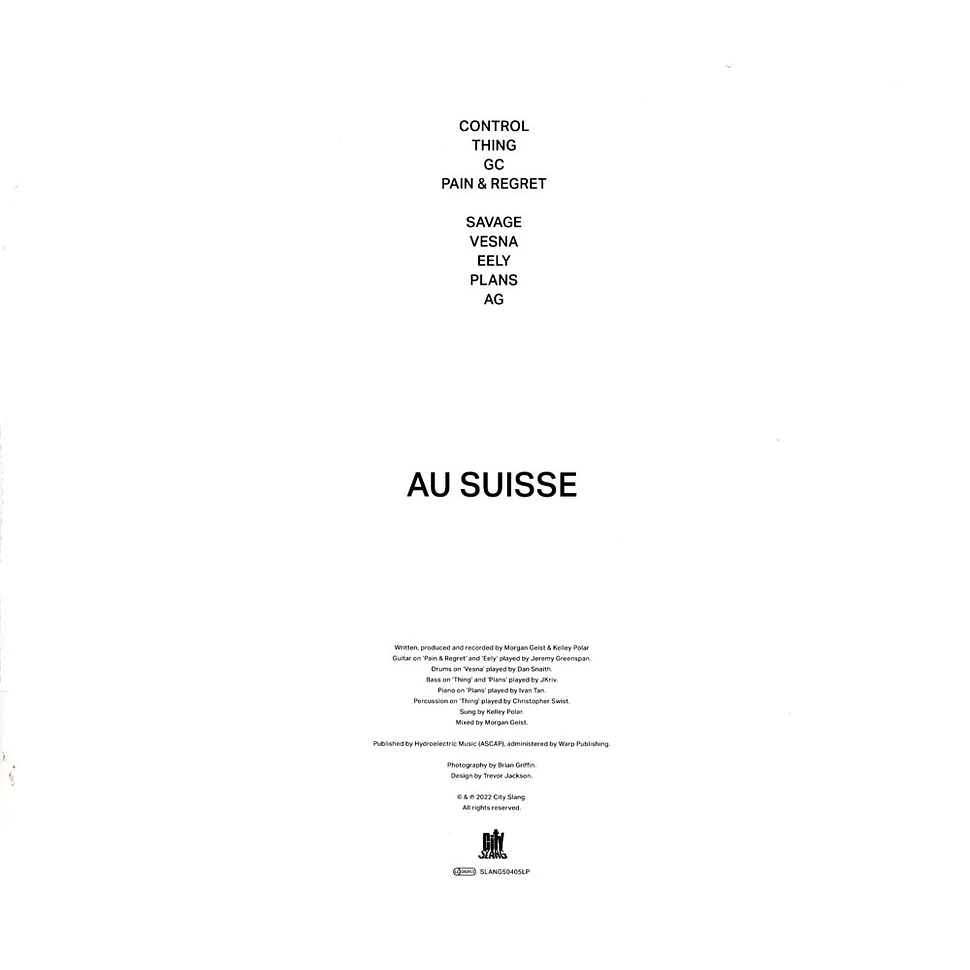 Au Suisse - Au Suisse Black Vinyl Edition