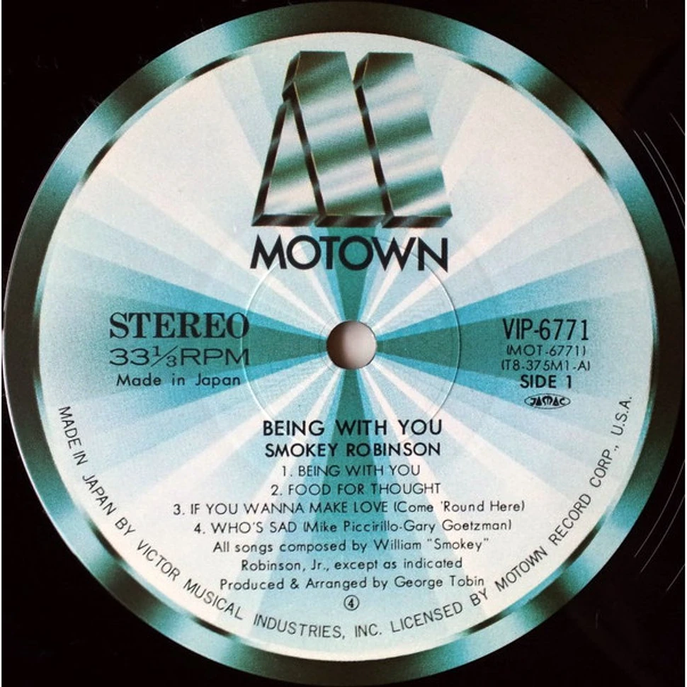 Smokey Robinson - Being With You