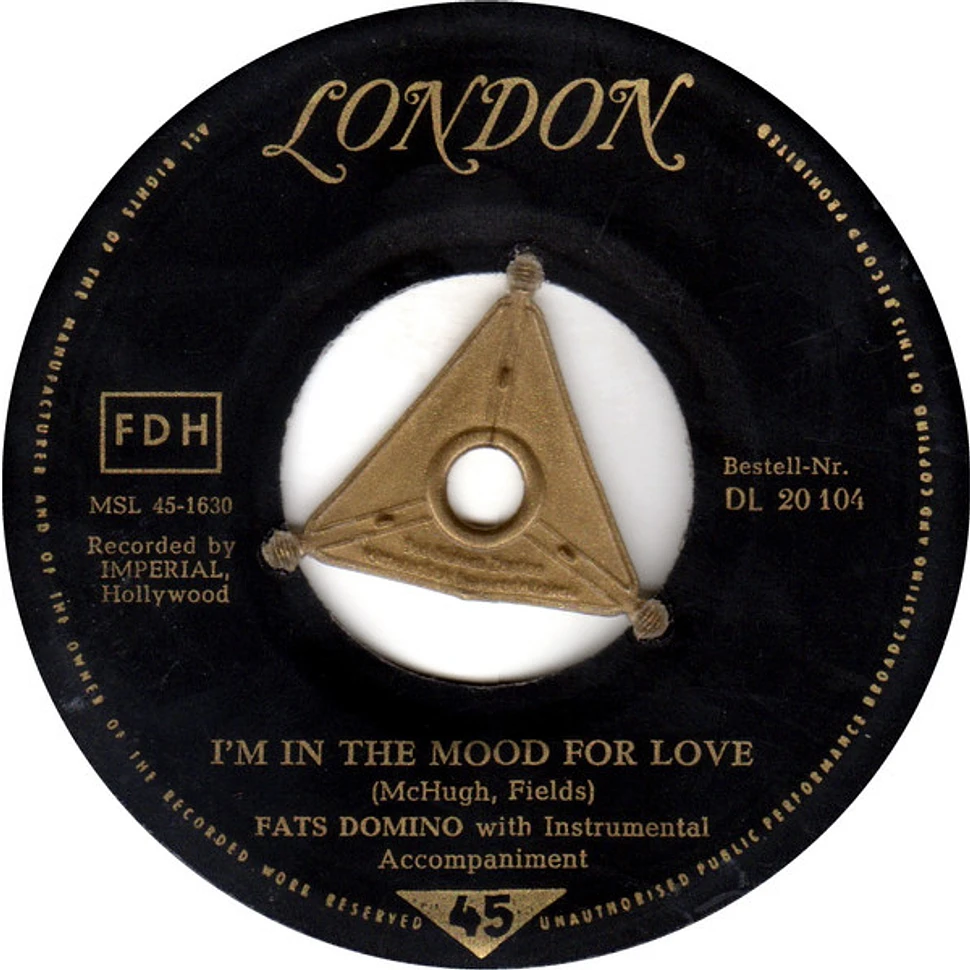 Fats Domino - I'm Walkin' / I'm In The Mood For Love