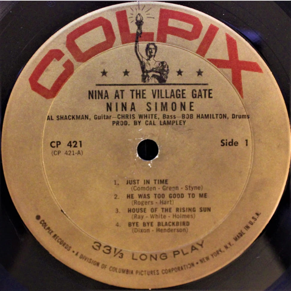 Nina Simone At The Village Gate Vinyl Lp 1962 Us Reissue Hhv