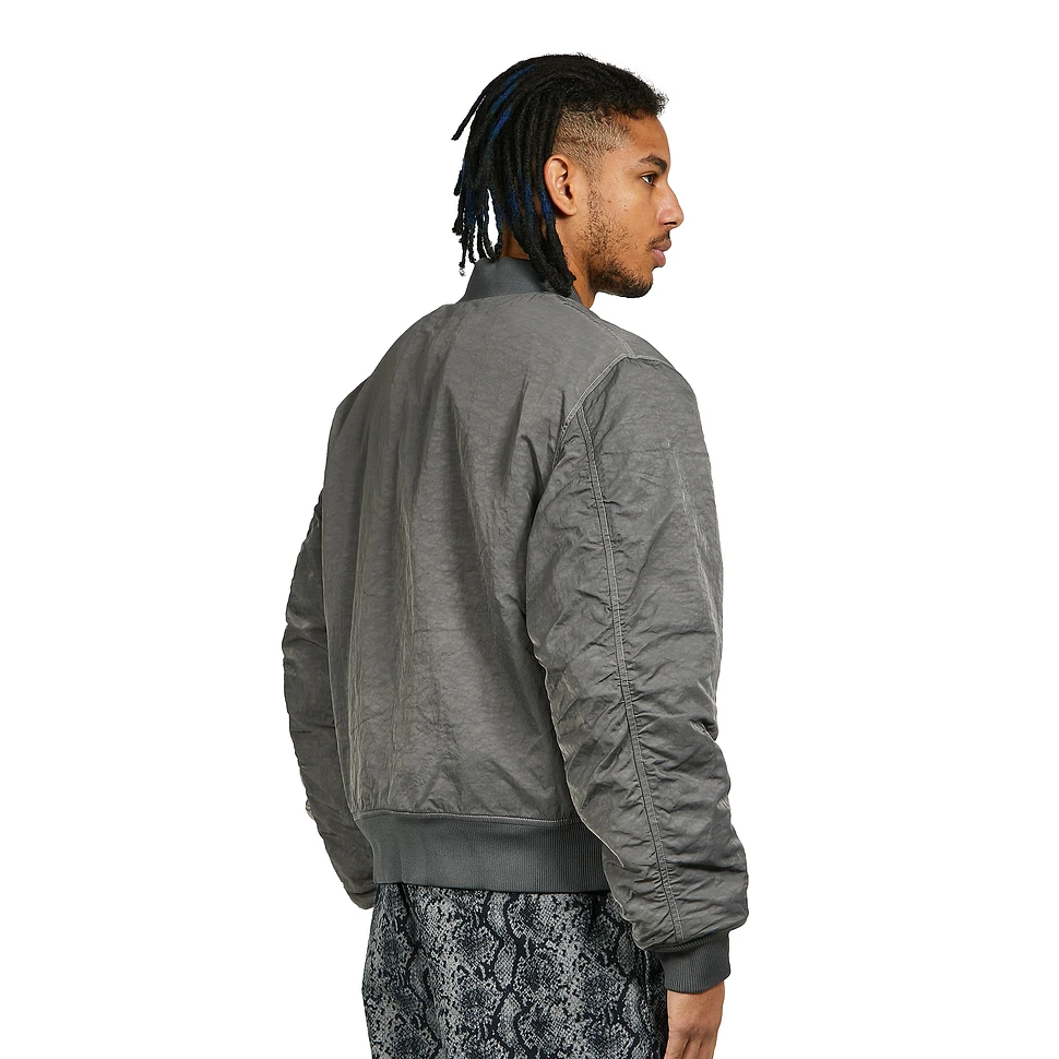 Stüssy - Dyed Nylon Bomber (Charcoal) | HHV