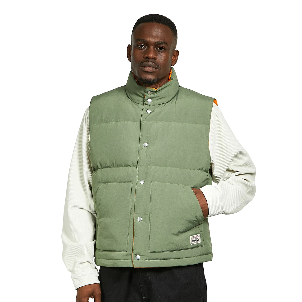 Stussy REVERSIBLE DOWN WORKGEAR VEST カーキ - www.stedile.com.br