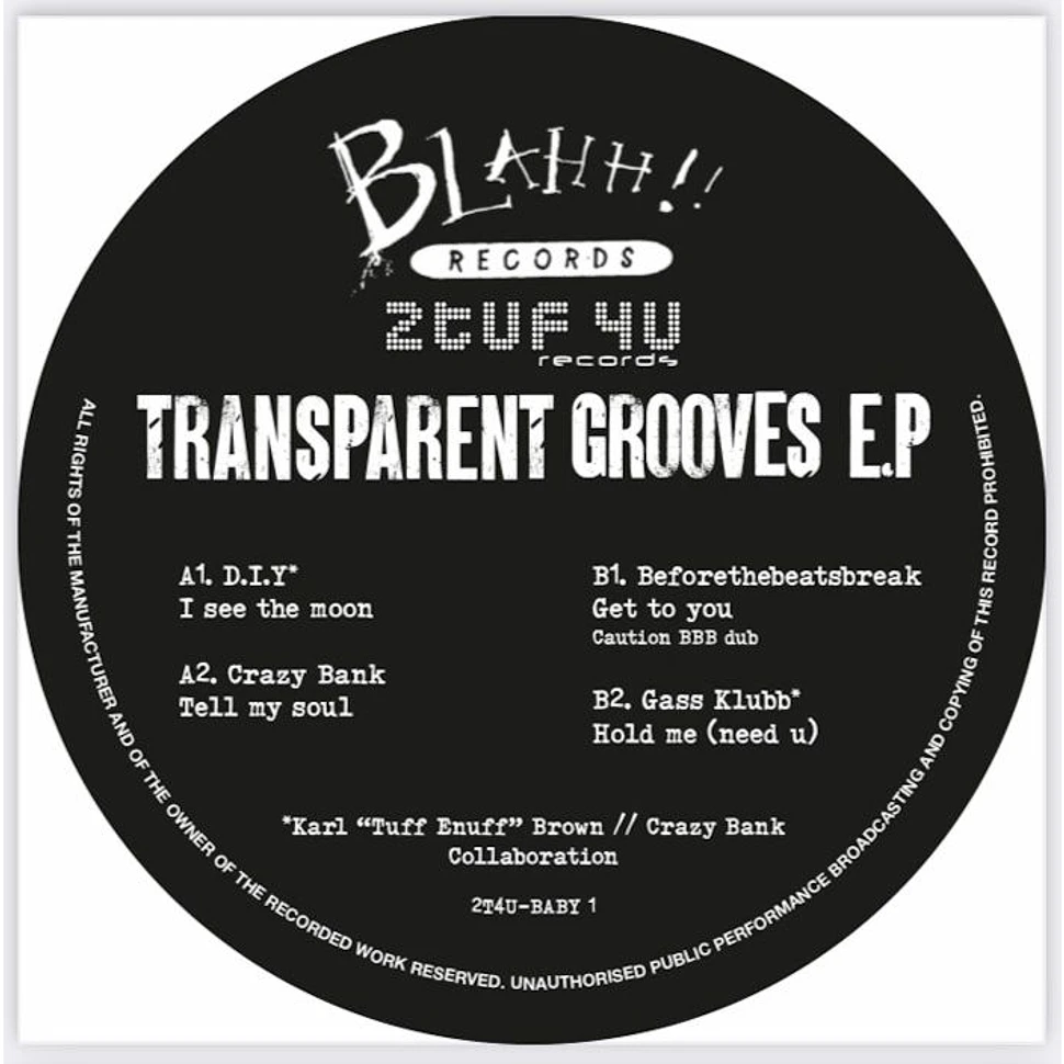 Crazy Bank & Karl Brown - Transparent Grooves E.P Clear Vinyl Edtion