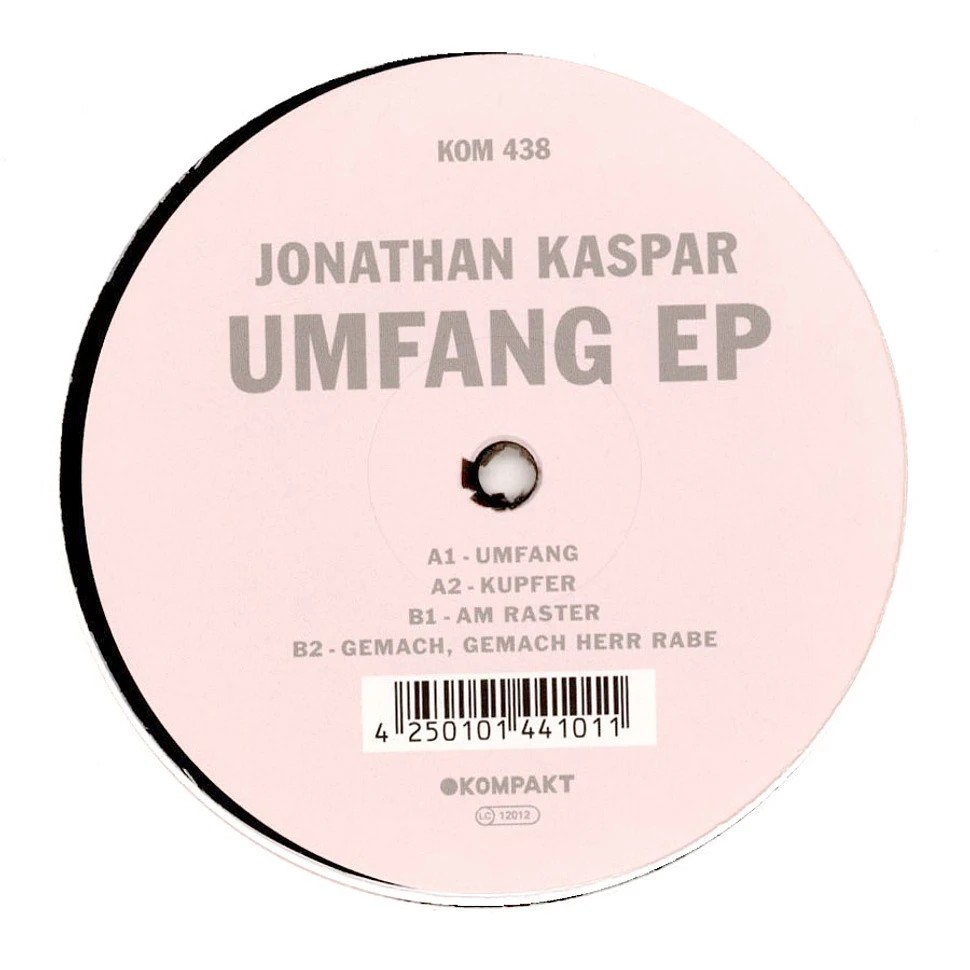 Jonathan Kaspar - Umfang EP