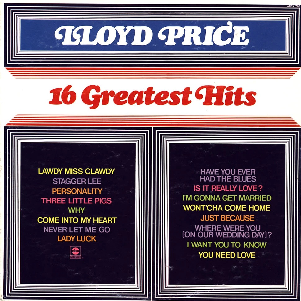 Lloyd Price - 16 Greatest Hits