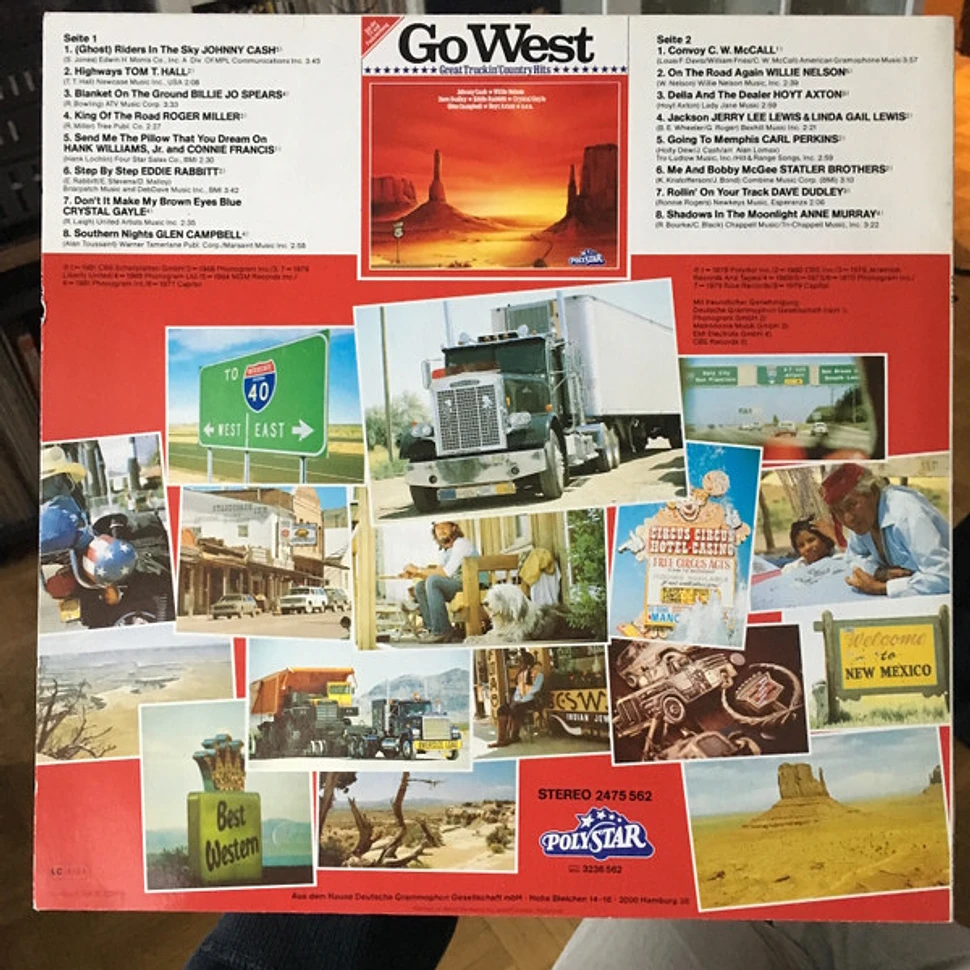 V.A. - Go West - Great Truckin' Country Hits