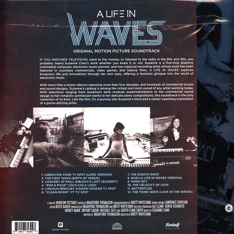 Suzanne Ciani - OST A Life In Waves Clear Vinyl Edition