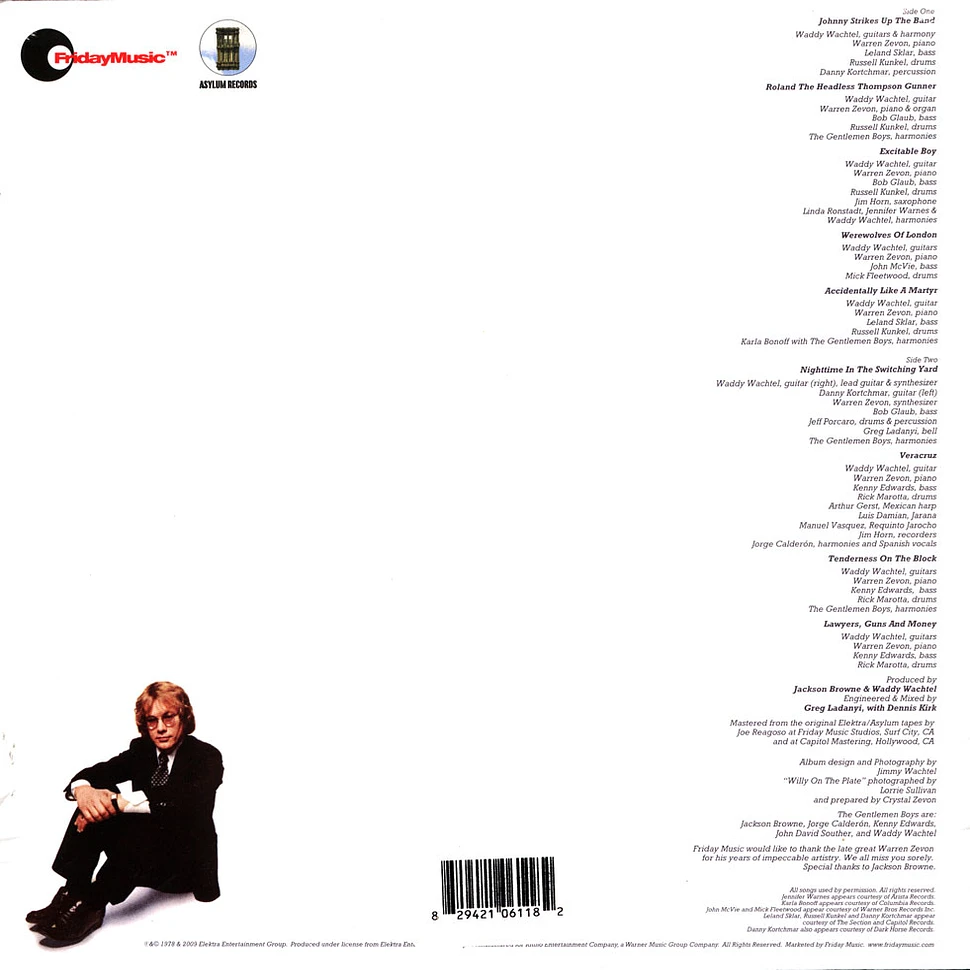 Warren Zevon - Excitable Boy Red Vinyl Edition