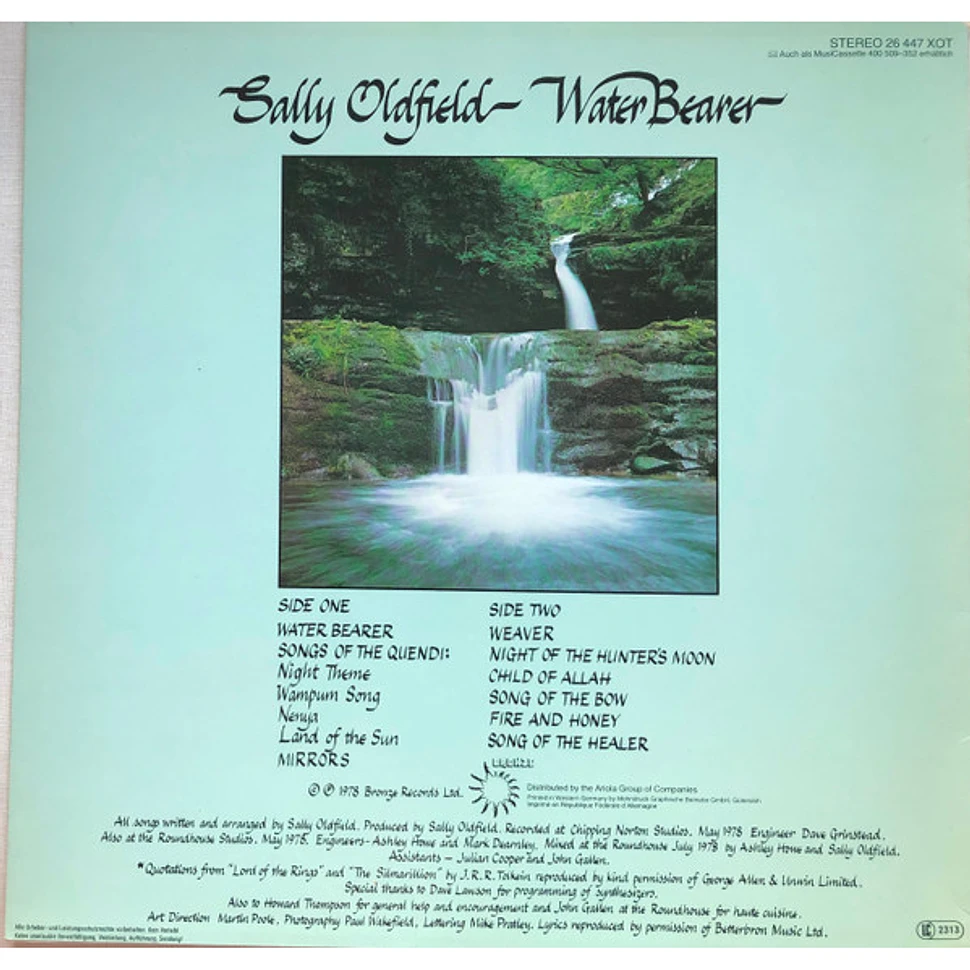 Sally Oldfield - Water Bearer