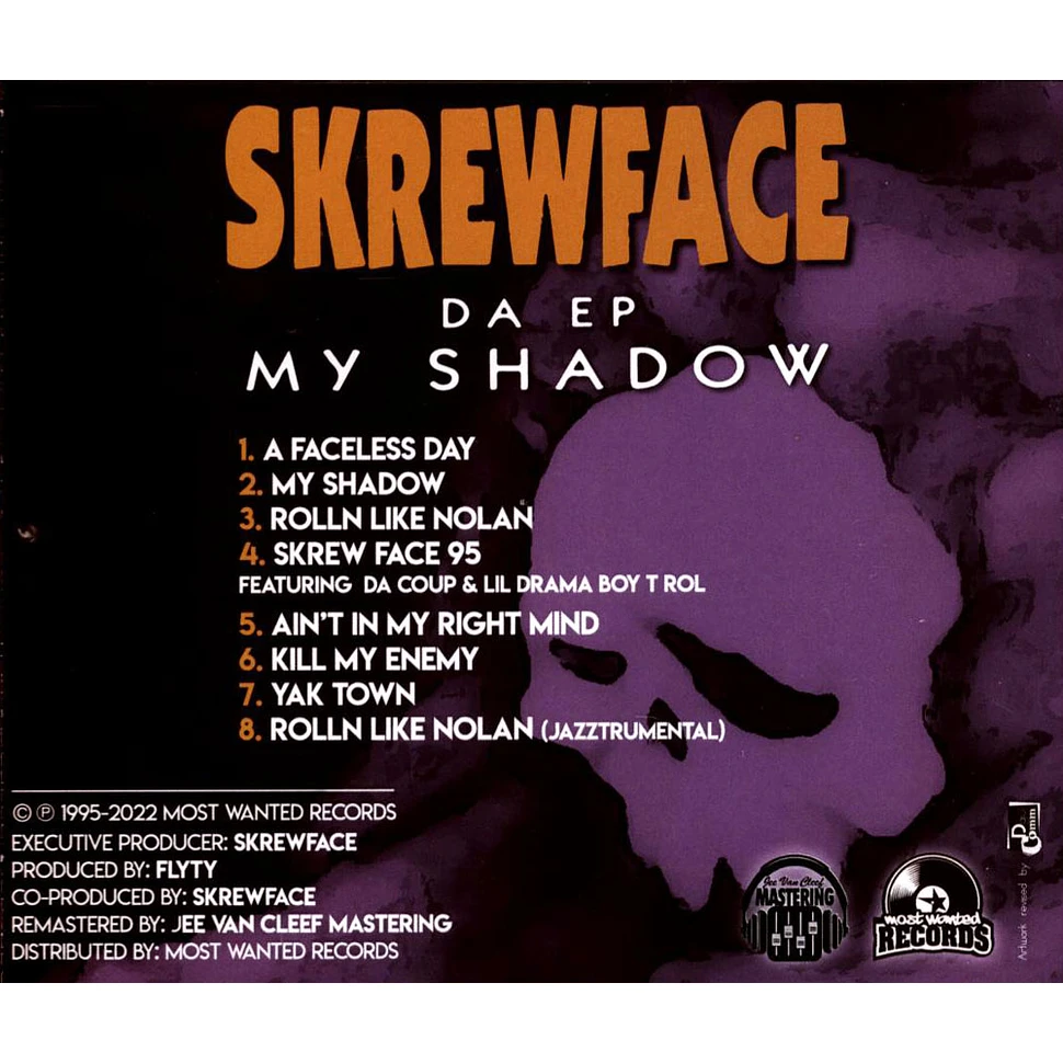 Skrewface - My Shadow Da EP