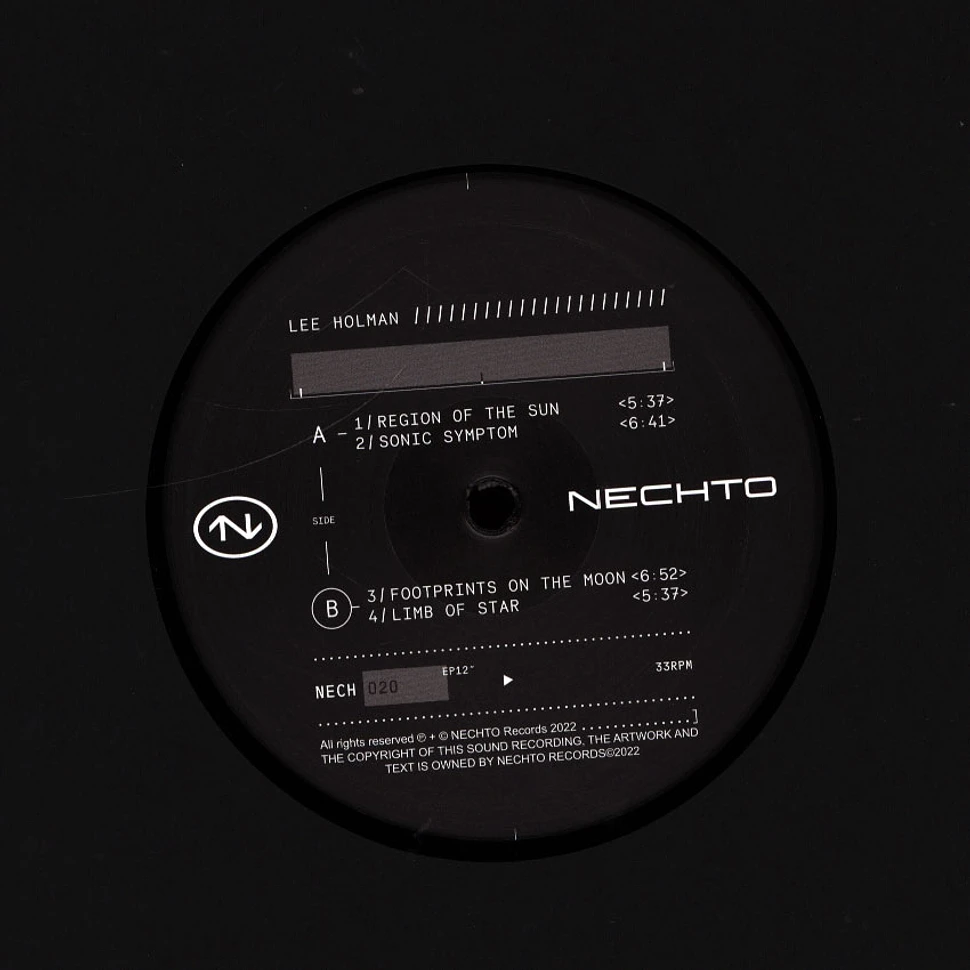 Lee Holman - Nech020 EP