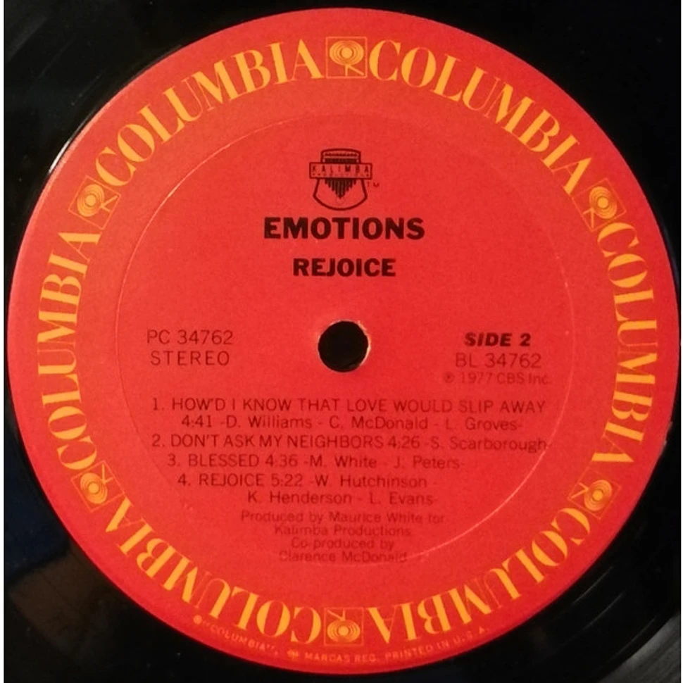 The Emotions - Rejoice