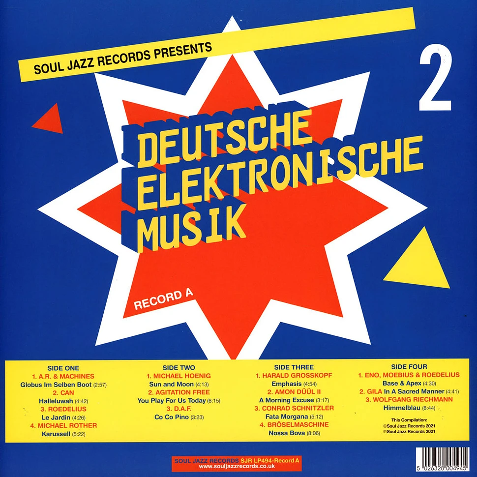 Soul Jazz Records presents - Deutsche Elektronische Musik Volume 2 - Experimental German Rock And Electronic Music 1972-83 LP 1