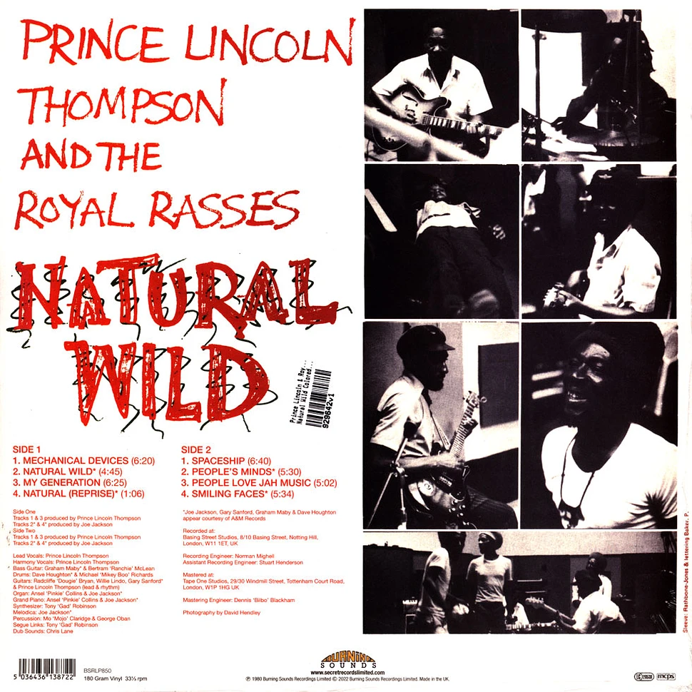Prince Lincoln & Royal Rasses - Natural Wild Colored Vinyl Edition