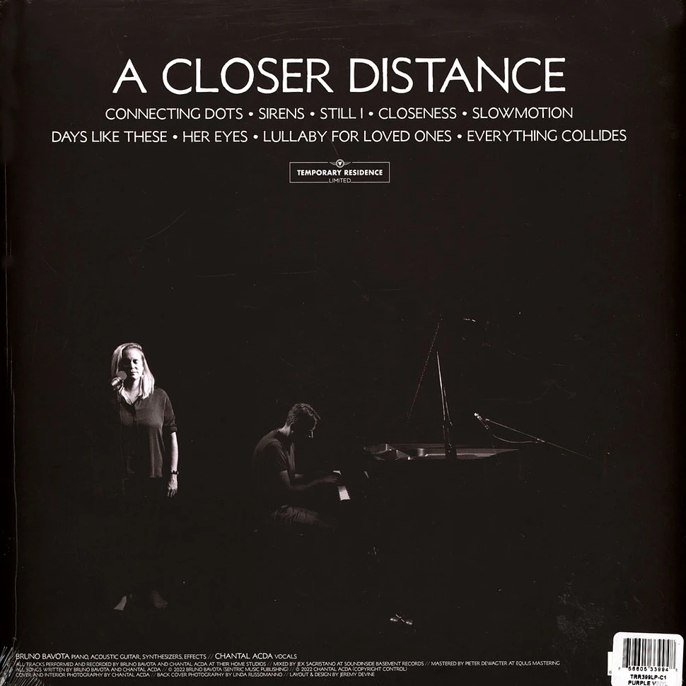 Bruno Bavota & Chantal Acda - A Closer Distance Transparent Purple Vinyl Edition