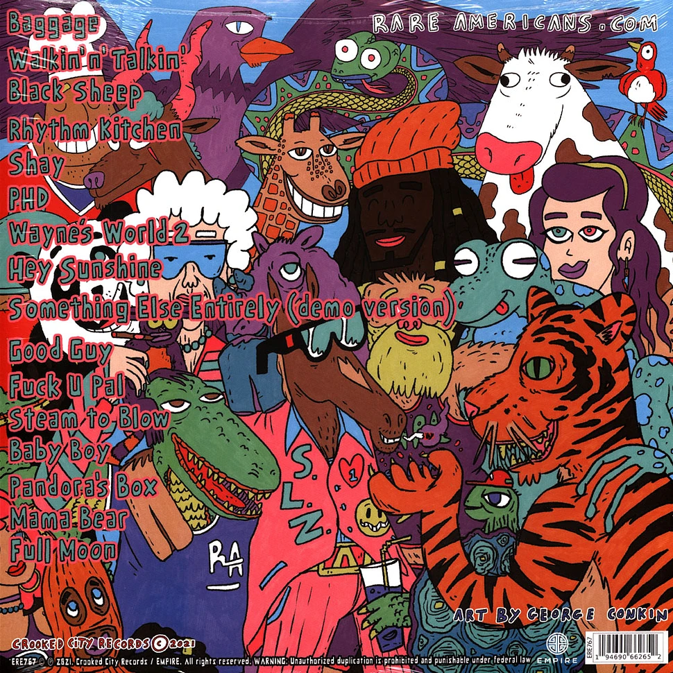 Rare Americans - Jamesy Boy & The Screw Loose Zoo Blue Vinyl Edition