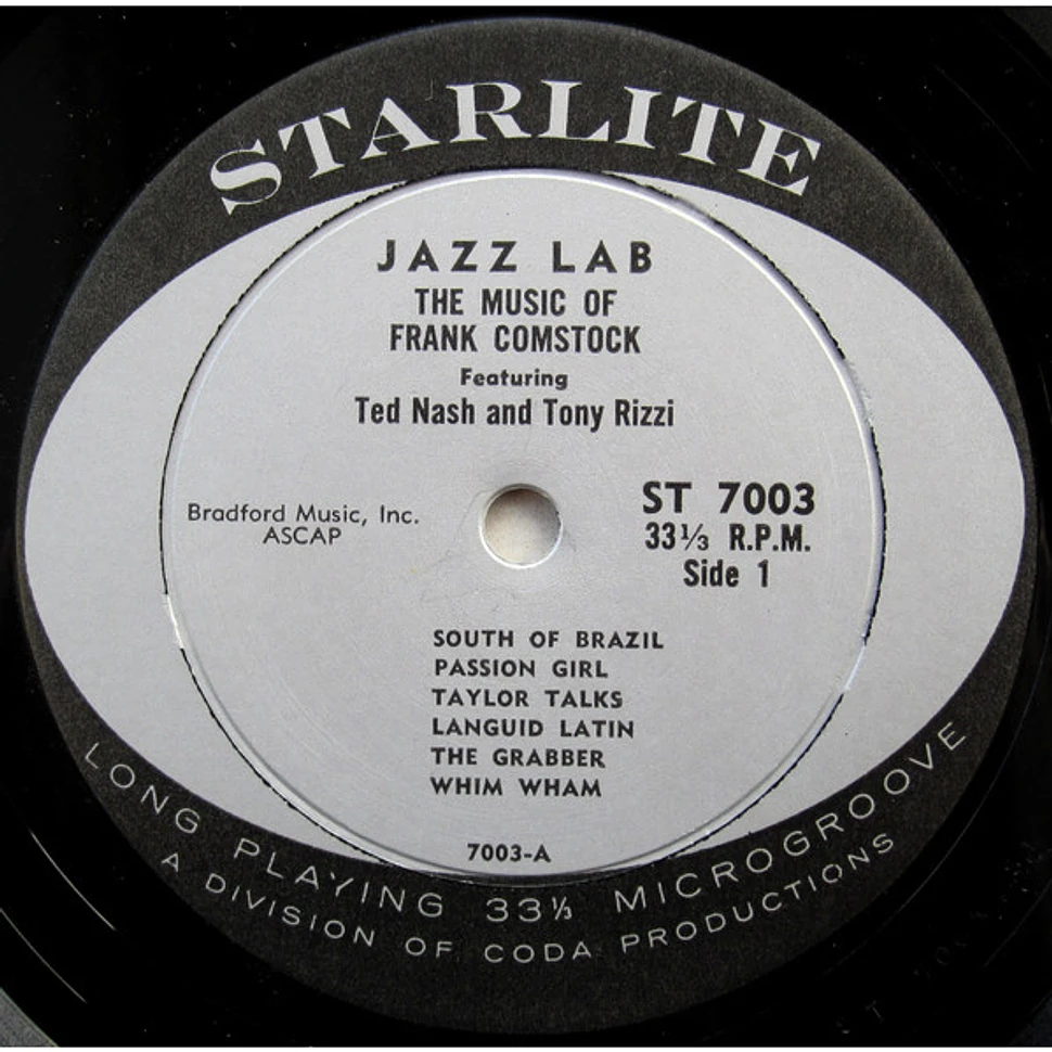 Frank Comstock - Jazz Lab Volume 1