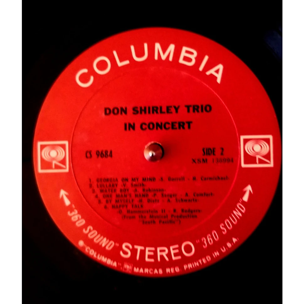 Don Shirley Trio - In Concert