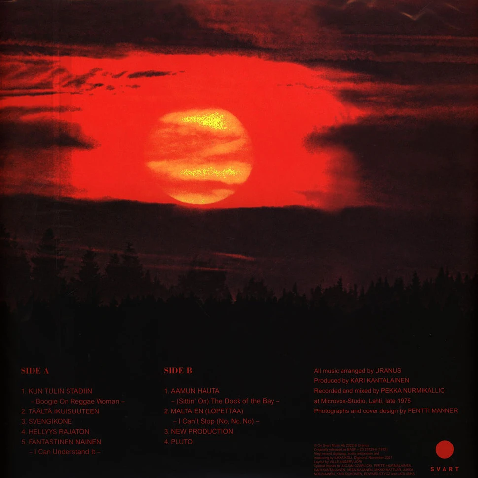 Uranus - Aamun Hauta Red Vinyl Edtion