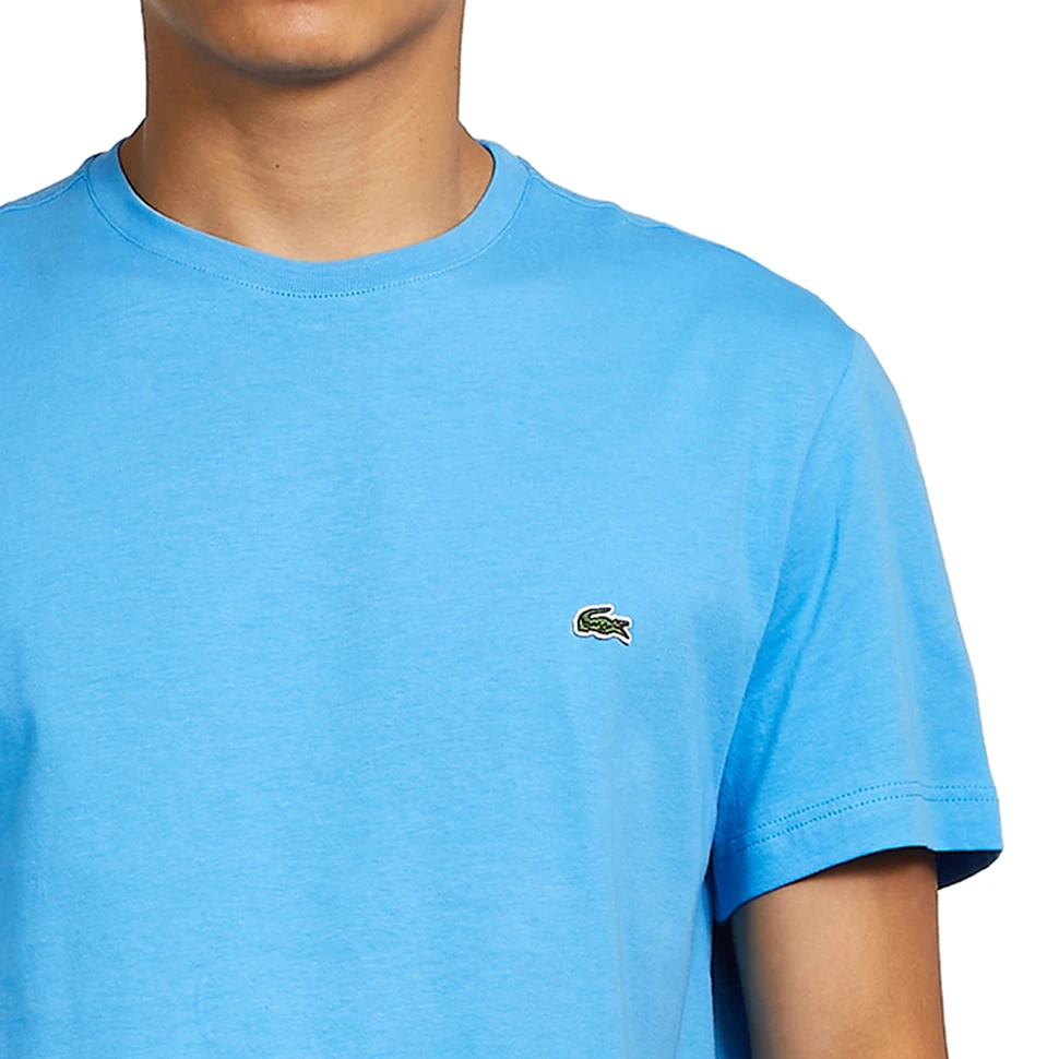 [Umfangreiche Produktpalette] Lacoste - Crocodile Embroidered | HHV T-Shirt Blue) (Argentine