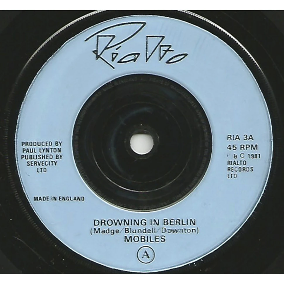 Mobiles Drowning In Berlin Vinyl 7" 1981 UK Original HHV