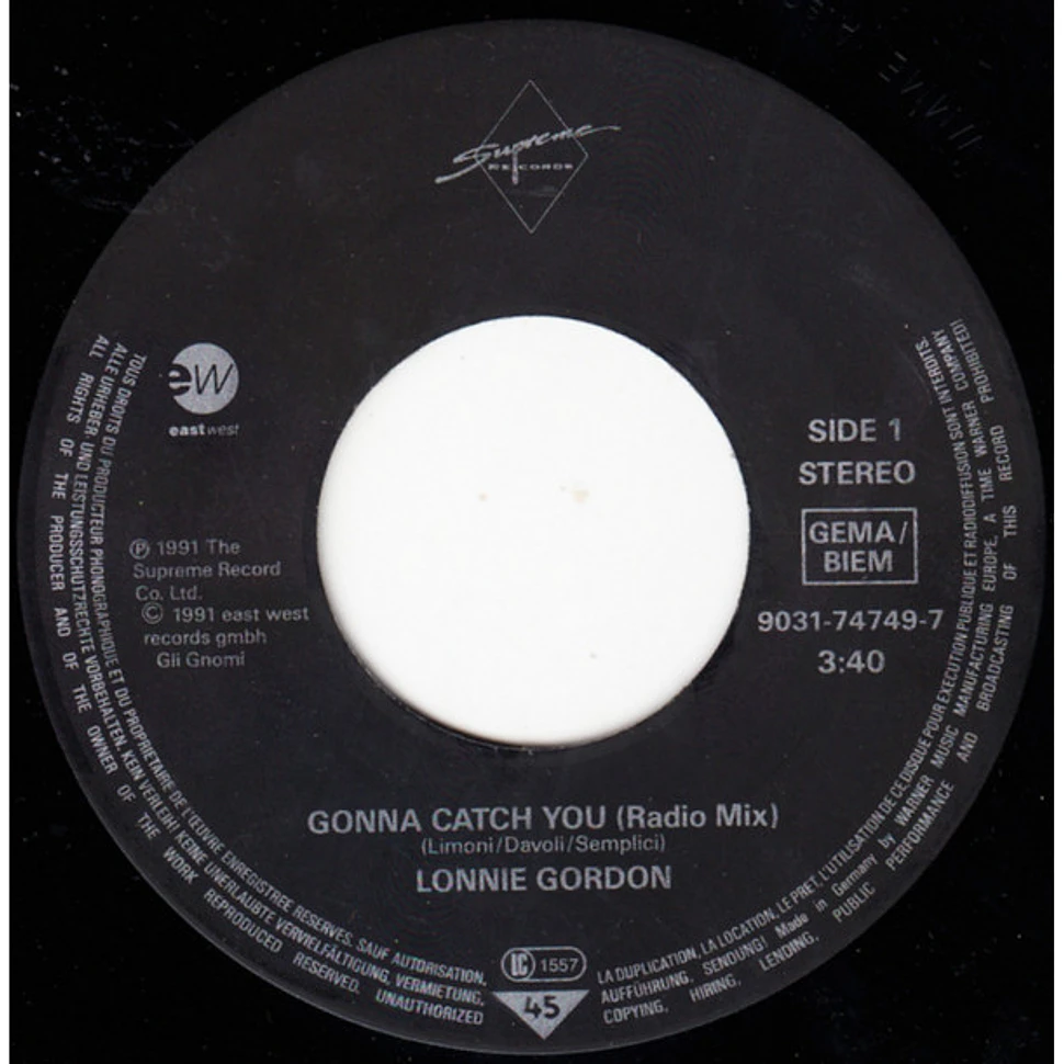 Lonnie Gordon - Gonna Catch You