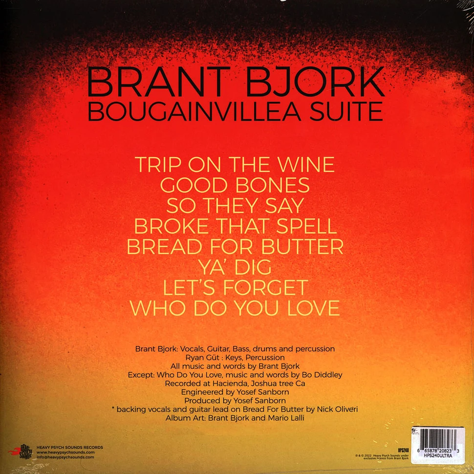 Brant Bjork - Bougainvillea Suite Yellow-Black-Blue Vinyl Edition