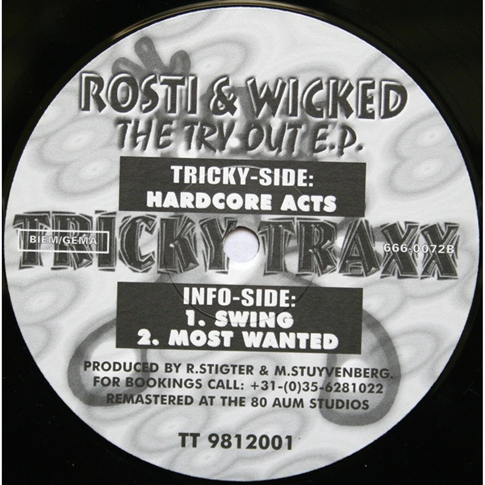 DJ Rosti & DJ Wicked - The Try Out E.P.
