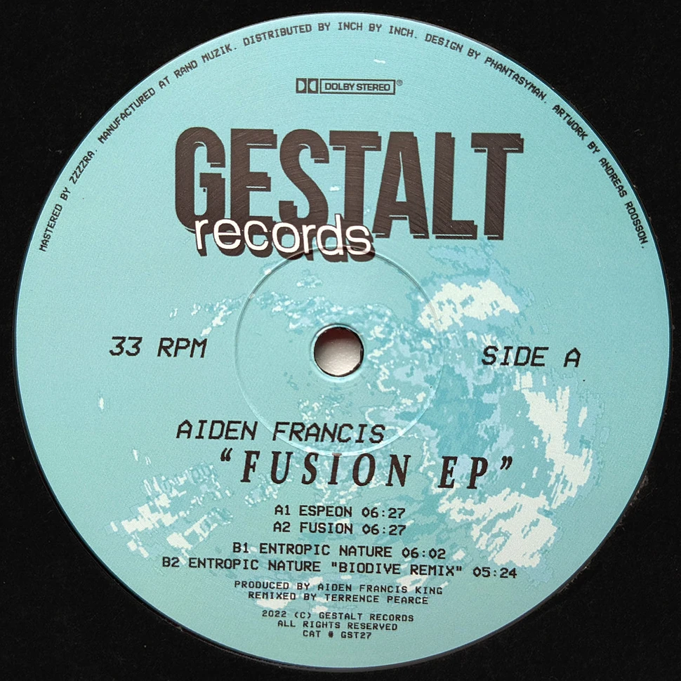 Aiden Francis - Fusion EP