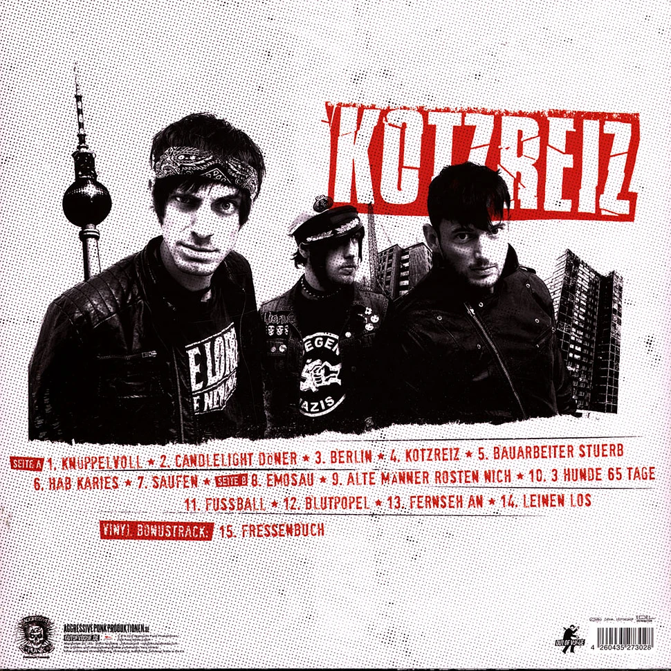 Kotzreiz - Du Machst Die Stadt Kaputt Colored Vinyl Edition