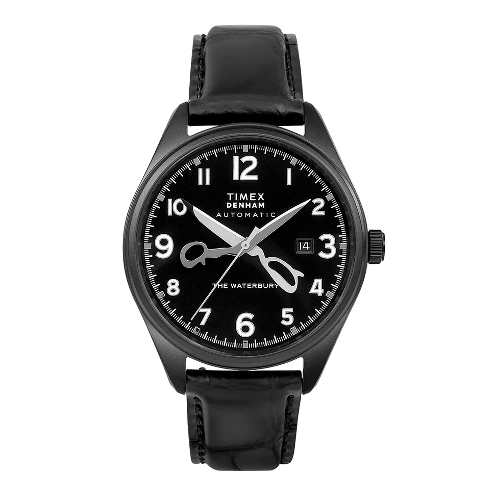 Timex x Denham - Waterbury Traditional Automatic 42mm (Black) | HHV