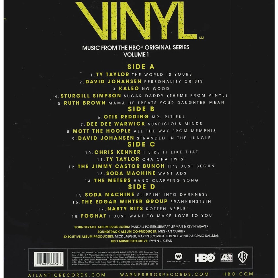 V.A. - Vinyl: Music From The HBO Original Series Volume 1