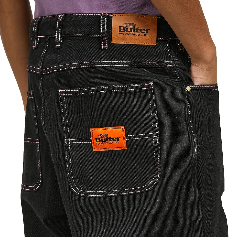 Butter Goods - Santosuosso Denim Jeans (Washed Black) | HHV