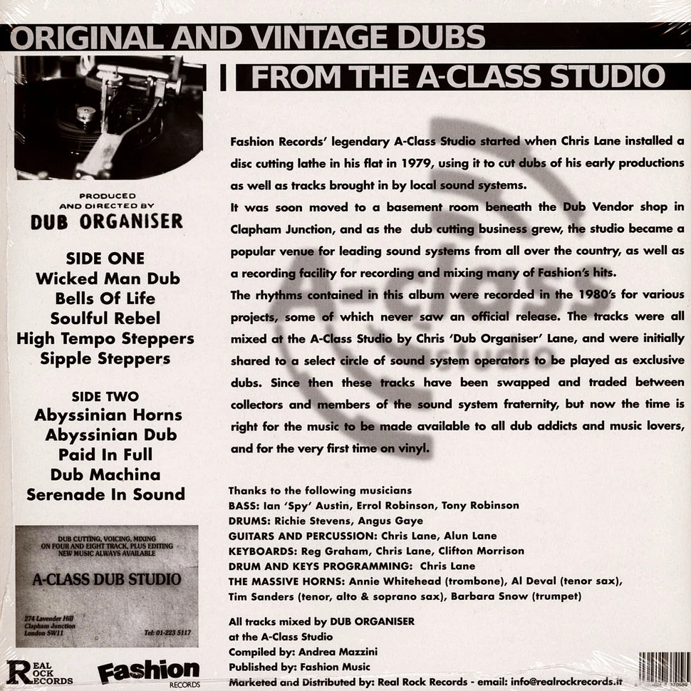 Dub Organiser - Original & Vintage Dubs From The A Class Studio