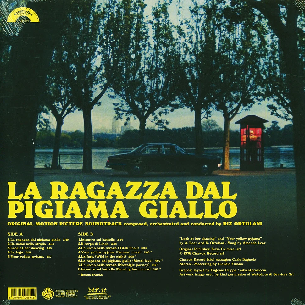 Riz Ortolani - La Ragazza Dal Pigiama Giallo Yellow Vinyl Edtion
