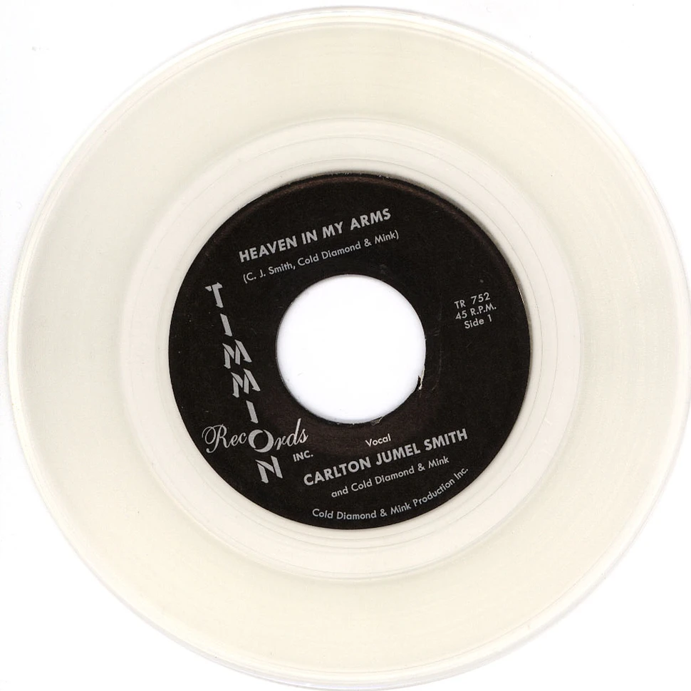 Carlton Jumel Smith & Cold Diamond & Mink - Heaven In My Arms Clear Vinyl Edition