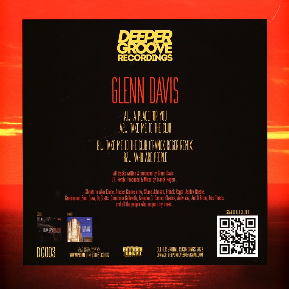 Glenn Davis - A Place For You