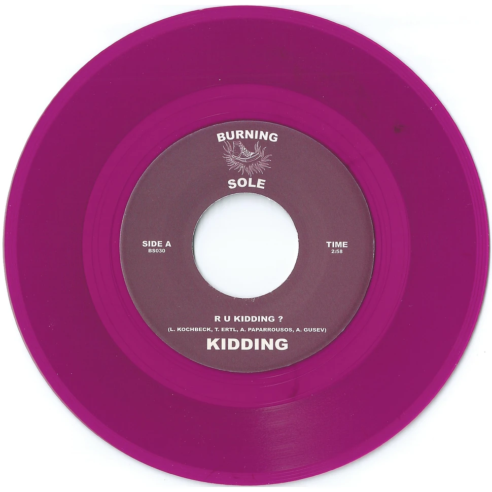 Kidding - R U Kidding ? / Am I Kidding ? Purple Vinyl Edition