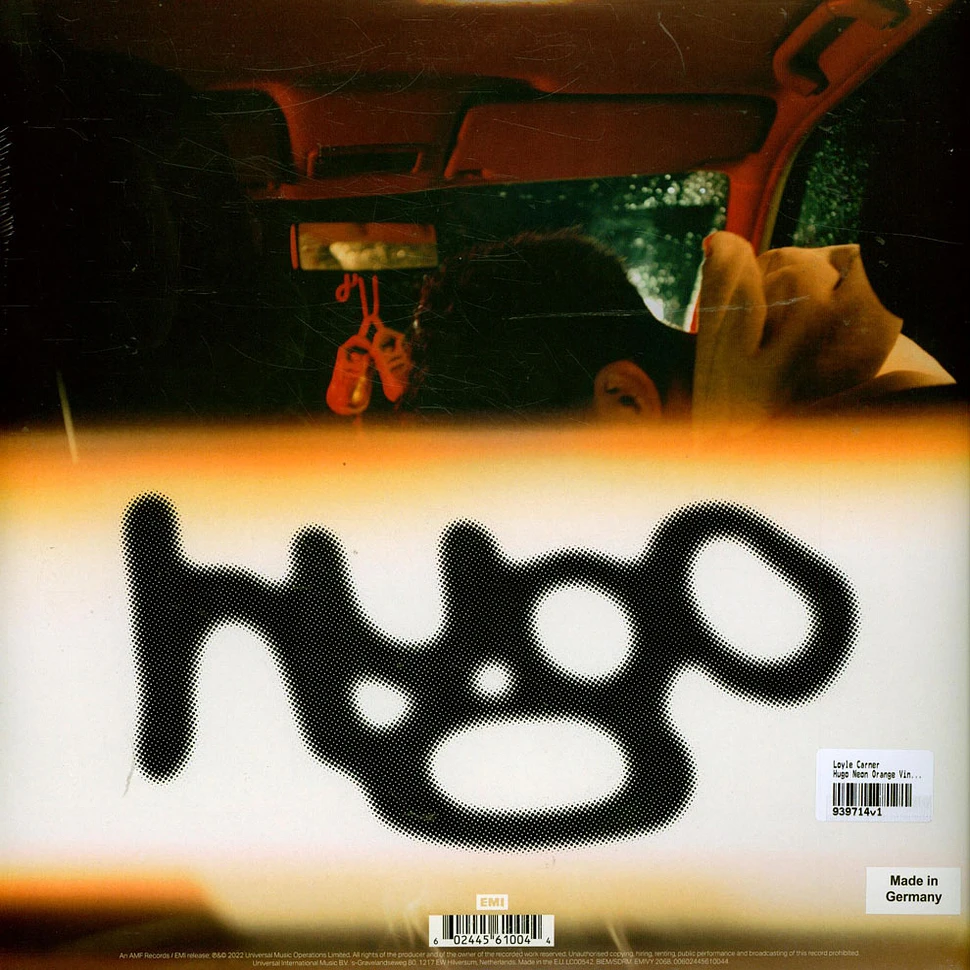 Loyle Carner - Hugo Neon Indie Exclusive Orange Vinyl Edition