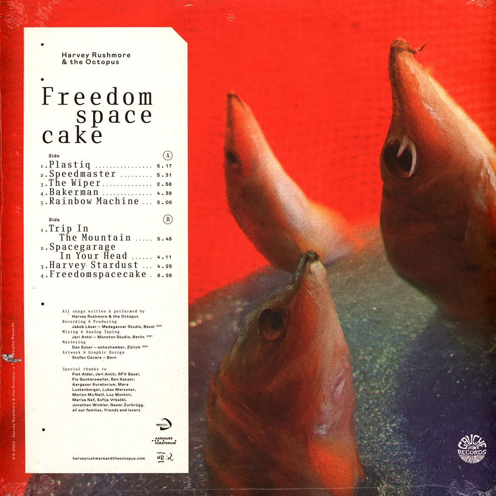 Harvey Rushmore & The Octopus - Freedomspacecake