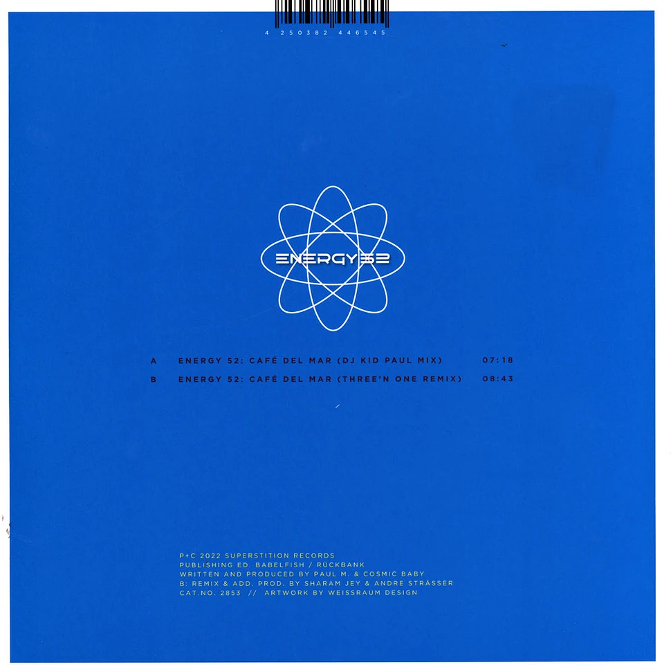 Energy 52 - Cafe Del Mar DJ Kid Paul & Three'n One Remixes