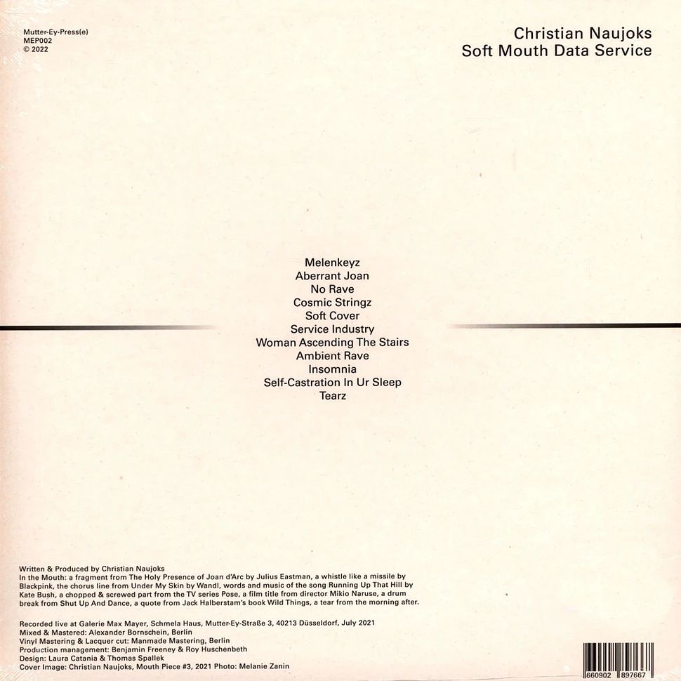 Christian Naujoks - Soft Mouth Data Service Transparent Vinyl Edition